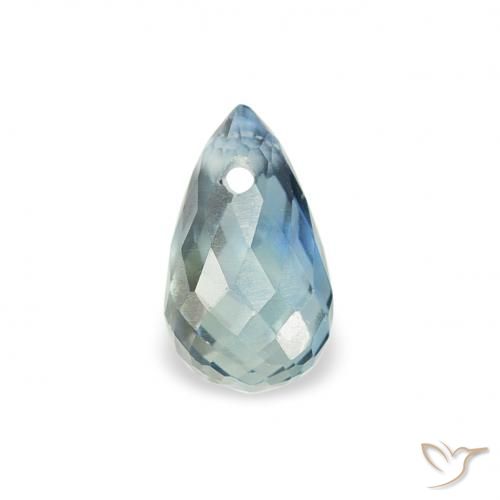 0.49ct Натуральный Бирюзовый Сапфир, Бриолет, Чистота VS