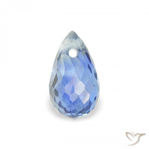 0.48ct Натуральный Светло-синий Сапфир, Бриолет, Чистота VS