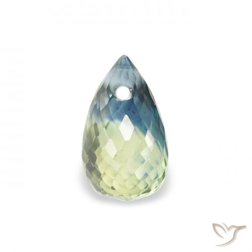0.62ct Натуральный Многоцветный Сапфир, Бриолет, Чистота VS