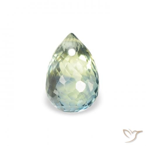 0.68ct Натуральный Бирюзовый Сапфир, Бриолет, Чистота VS