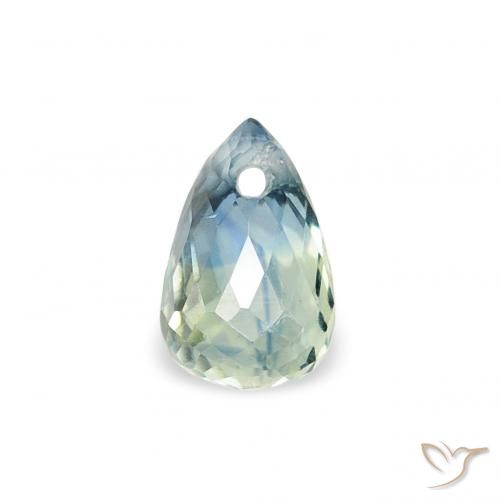 0.47ct Натуральный Бирюзовый Сапфир, Бриолет, Чистота VS