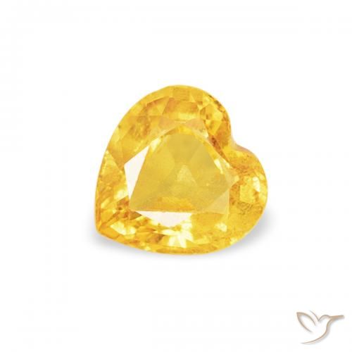 0.40ct Натуральный Top Gold Сапфир, Сердце, Чистота VS