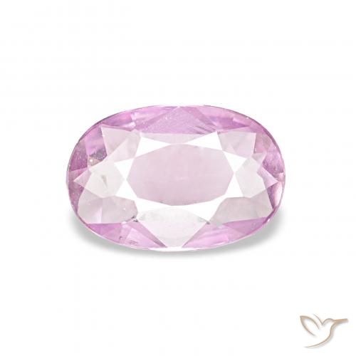 0.40ct Светло-розовато-фиолетовый фиолетовый Сапфир, Овал, Чистота VVS
