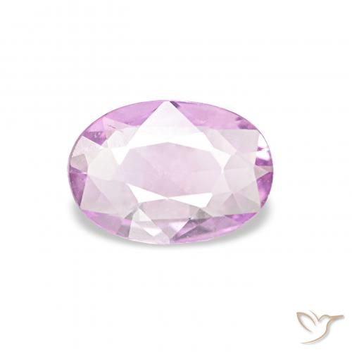 0.32ct Светло-розовато-фиолетовый Сапфир, Овал, Чистота VVS