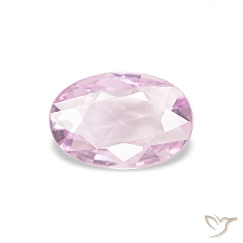0.37ct Жевательная резинка розовый Сапфир, Овал, Чистота VS