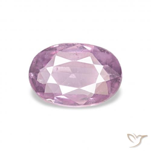 0.53ct Розовато-пурпурный Сапфир, Овал, Чистота VS