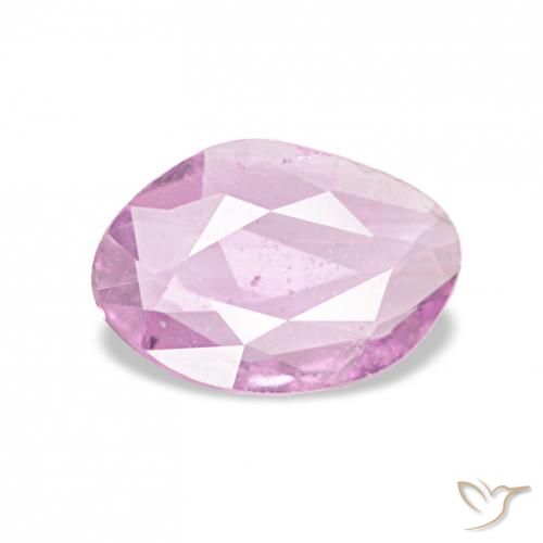 0.57ct Очень светлый королевский фиолетовый розовый Сапфир, причудливая, Чистота VS