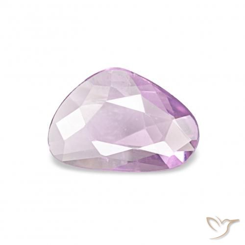 0.45ct Вишнево-розовый тон Сапфир, причудливая, Чистота VS