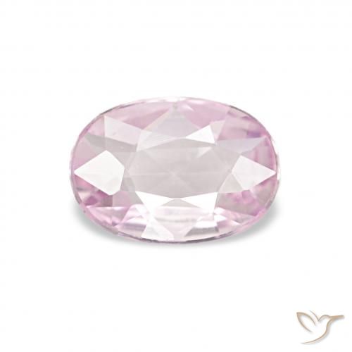 0.43ct Светло-вишнево-розовый Сапфир, Овал, Чистота VVS