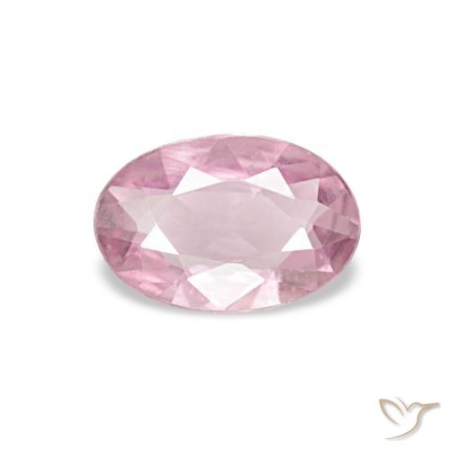 0.38ct Светло-розовая жевательная резинка Сапфир, Овал, Чистота VVS