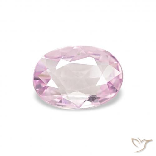 0.38ct Светло-розовый Сапфир, Овал, Чистота VVS