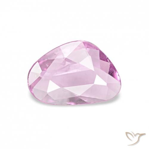 0.44ct Вишнево-розовый тон Сапфир, причудливая, Чистота VS