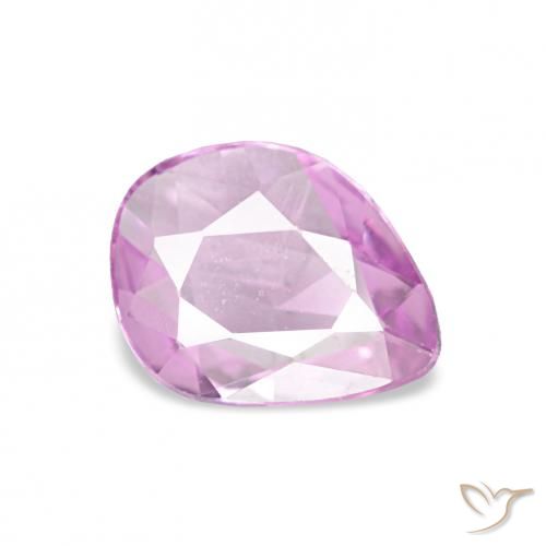 0.59ct Светло-розовато-фиолетовый фиолетовый Сапфир, причудливая, Чистота VVS