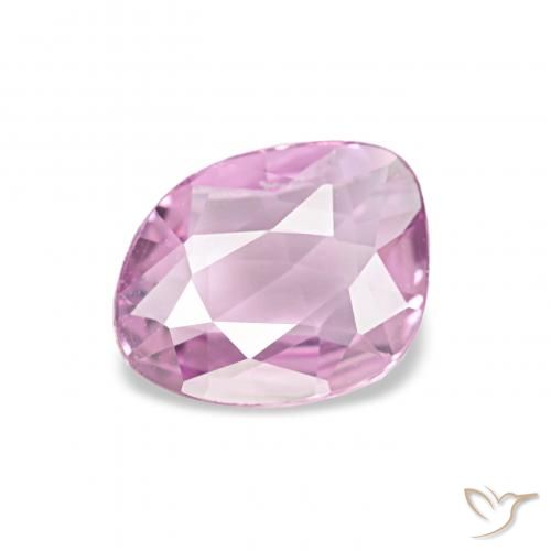 0.46ct Очень светло-розовый Сапфир, причудливая, Чистота VVS