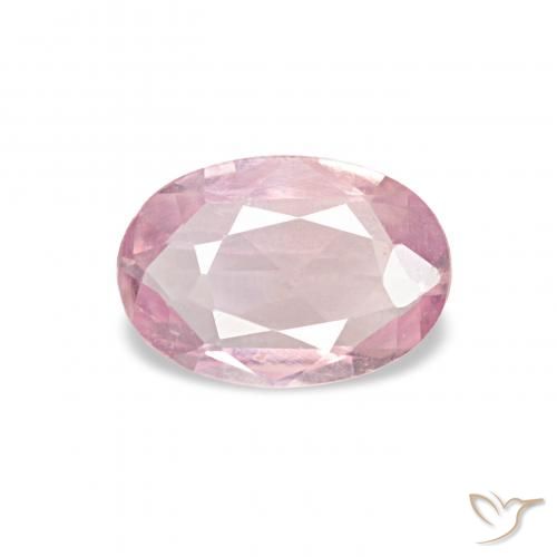 0.40ct Светло-розовая жевательная резинка Сапфир, Овал, VVS-VS