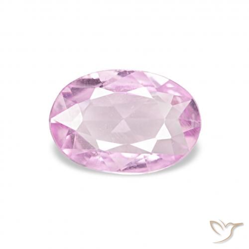 0.40ct Очень светло-розовый Сапфир, Овал, Чистота VS