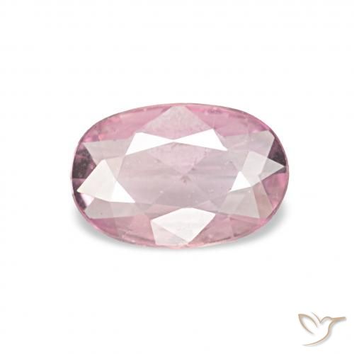 0.34ct Светло-розовый Сапфир, Овал, Чистота VS