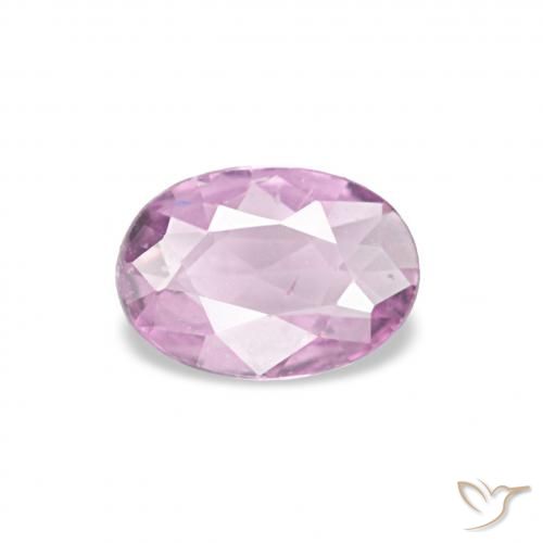 0.32ct Очень светлый королевский фиолетовый розовый Сапфир, Овал, VVS-VS