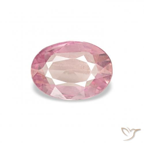 0.34ct Светло-розовый Сапфир, Овал, VVS-VS