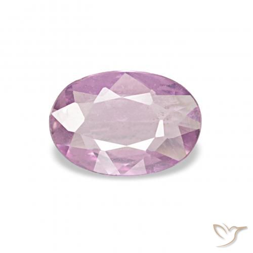 0.35ct Светло-пурпурный Сапфир, Овал, VVS-VS
