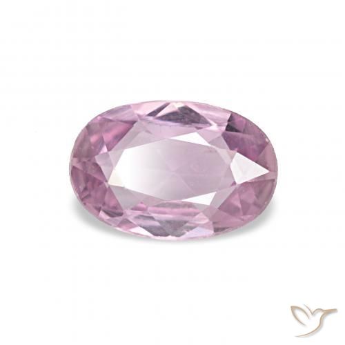 0.45 карата, натуральный Medium Light-Purple Сапфир, Овал, VVS-VS