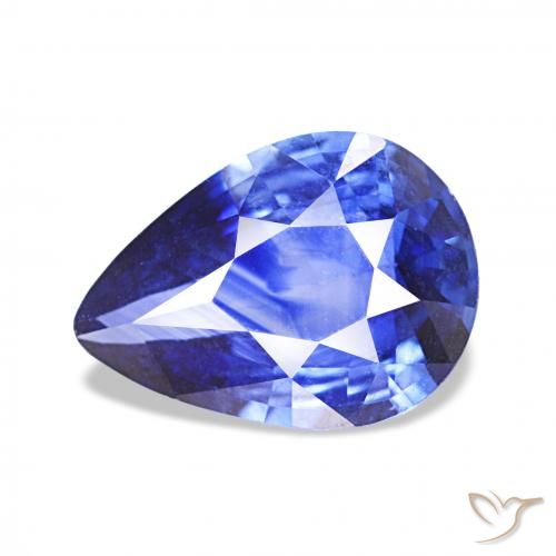 2.23ct Светло-васильковый Сапфир Драгоценные Камни, Форма груши, VVS-VS