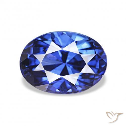 2.14ct Королевский синий Сапфир, Овал, Чистота VVS
