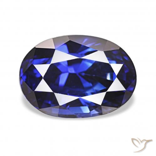2.14ct Королевский синий Сапфир, Овал, Чистота VVS