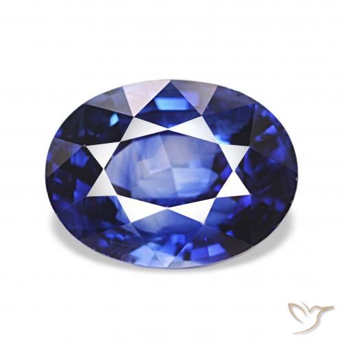2.03ct Королевский синий Сапфир Драгоценные Камни, Овал, Чистота VVS