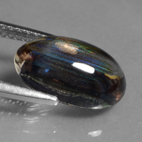 3.55 карата, натуральный Радужного цвета Скаполита, Огранка Овал, Прозрачный