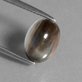 2.74 карата, натуральный Радужного цвета Скаполита, Огранка Овал, Прозрачный