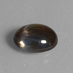 2.54 карата, натуральный Радужного цвета Скаполита, Огранка Овал, Полупрозрачный