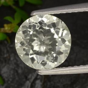 1.83 карата, натуральный Желтый Скаполита, Огранка Круг, VVS-VS