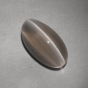Натуральный коричневый sillimanite cat's eye 7,02 карата прозрачный, полупрозрачный