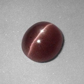 Натуральный коричневый sillimanite cat's eye 1,64 карата огранка овал, непрозрачный