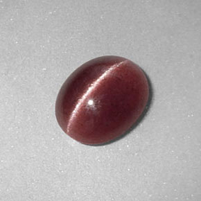 Натуральный коричневый sillimanite cat's eye 1,26 карата прозрачный, полупрозрачный