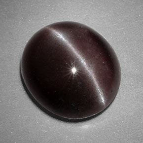 Натуральный коричневый sillimanite cat's eye 4,87 карата огранка овал, непрозрачный