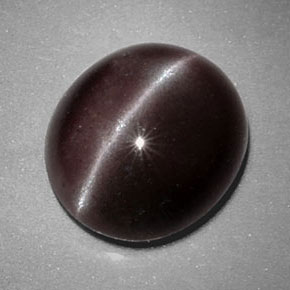 Натуральный коричневый sillimanite cat's eye 4,87 карата огранка овал, непрозрачный