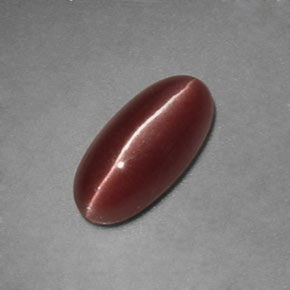 Натуральный коричневый sillimanite cat's eye 1,12 карата прозрачный, полупрозрачный