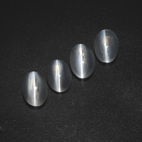  карата, натуральный Дымчатый Силлиманит Кошачий глаз, Огранка Овал, Полупрозрачный