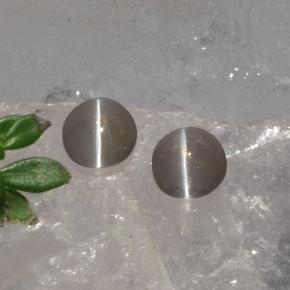 1.15 карата, натуральный Дымчатый Силлиманит Кошачий глаз, Огранка Овал, Полупрозрачный