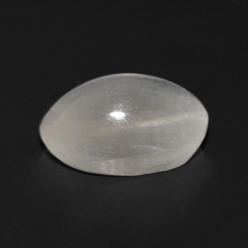 Натуральный серый sillimanite cat's eye 1,09 карата огранка овал, прозрачный