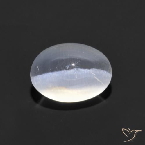 1.43ct Натуральный ясно Силлиманит Кошачий Глаз, Овал, Прозрачный