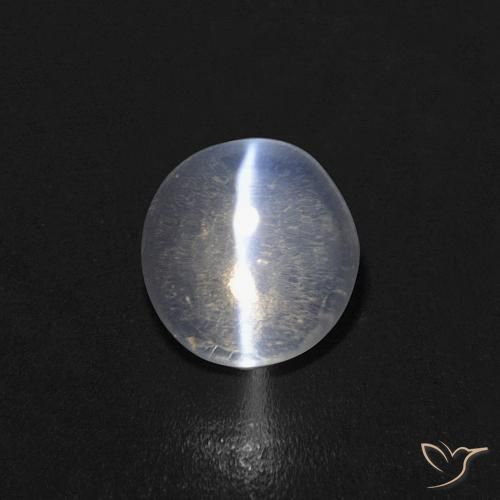 0.85ct Натуральный ясно Силлиманит Кошачий глаз, Овал, Прозрачный