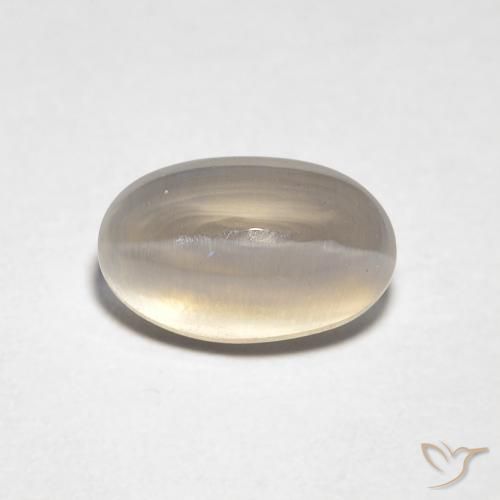 1.34ct Натуральный Medium Light-Brown Силлиманит Кошачий Глаз, Овал, Прозрачный
