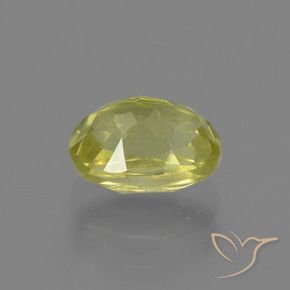 1.22 карата, натуральный Pineapple yellow Силлиманит, Овал, Чистота VS