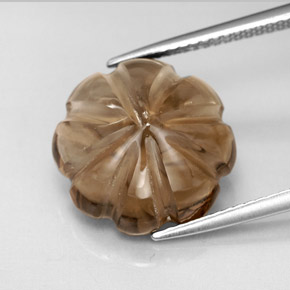 9.08 карата, натуральный Светло-дымчато-коричневый Дымчатый кварц, Прозрачный, Полупрозрачный