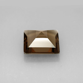 3.35 карата, натуральный Дымчато-коричневый Дымчатый кварц, Квадрат, VVS-VS