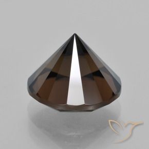 6.99 карата, натуральный Красновато-коричневый Дымчатый кварц, Круглый, Чистота VVS