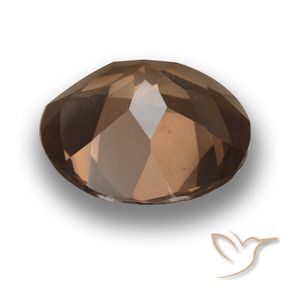 9.60 карата, натуральный Гикори Браун Дымчатый кварц, Круглый, Чистота VVS